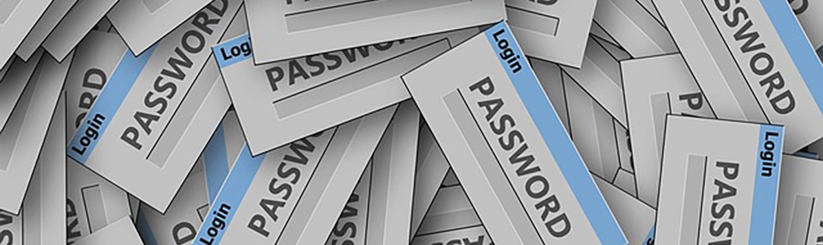 Many password boxes stacked on top of one another